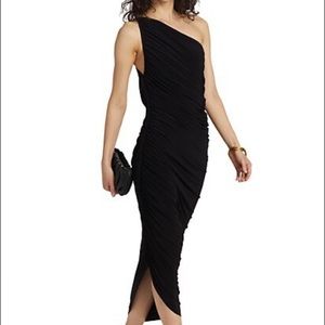 Norma Kamala - Diana Ruched One-Shoulder Gown